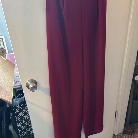 Lulu's Rich Red Jumpsuit - Picture 5 of 6